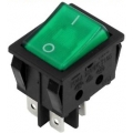 SWITCH ON/OFF 4PIN 250V 15A สีเขียว KCD4